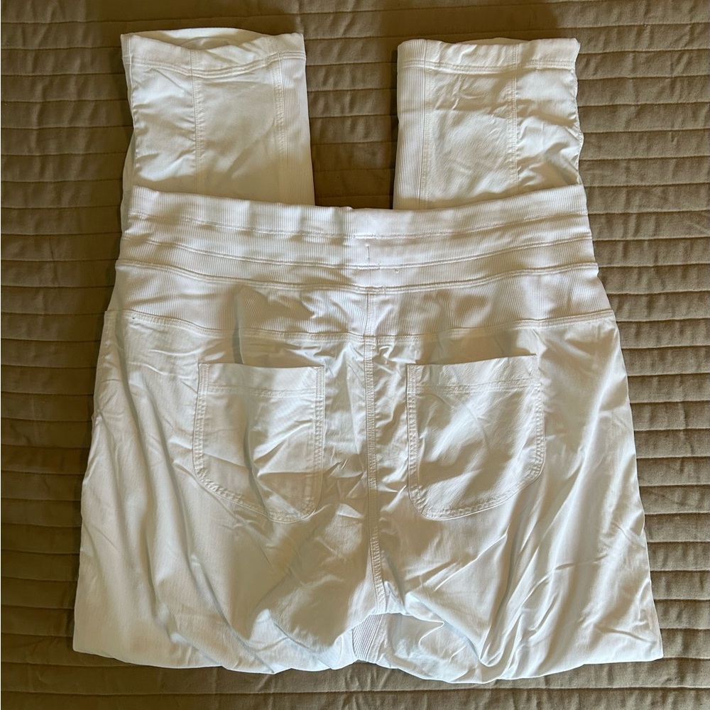 White Lululemon Activewear Dance Studio Pants - Picture 6 of 7